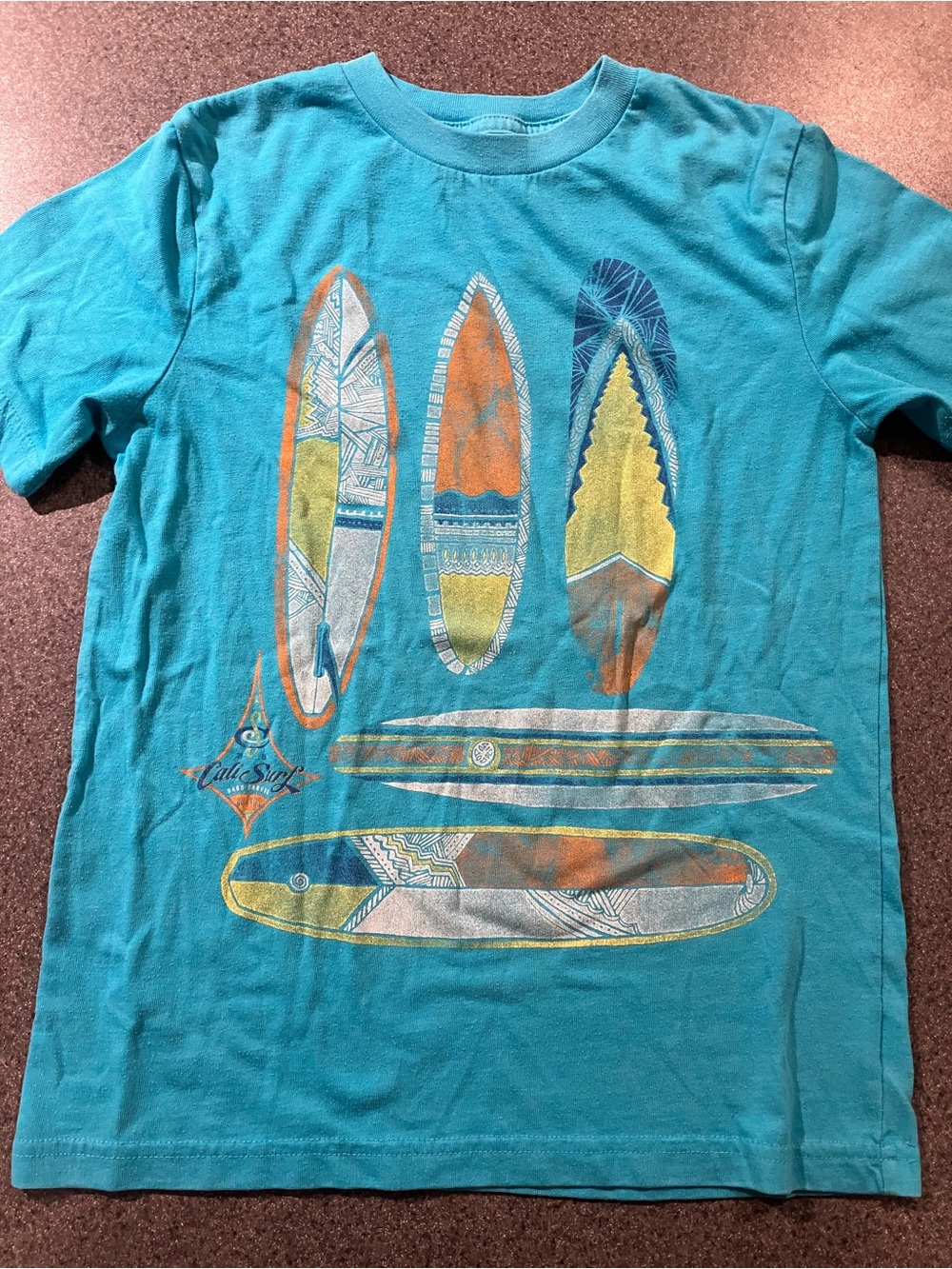 GAP Teal Surfboard Graphic Tee - Short Sleeve